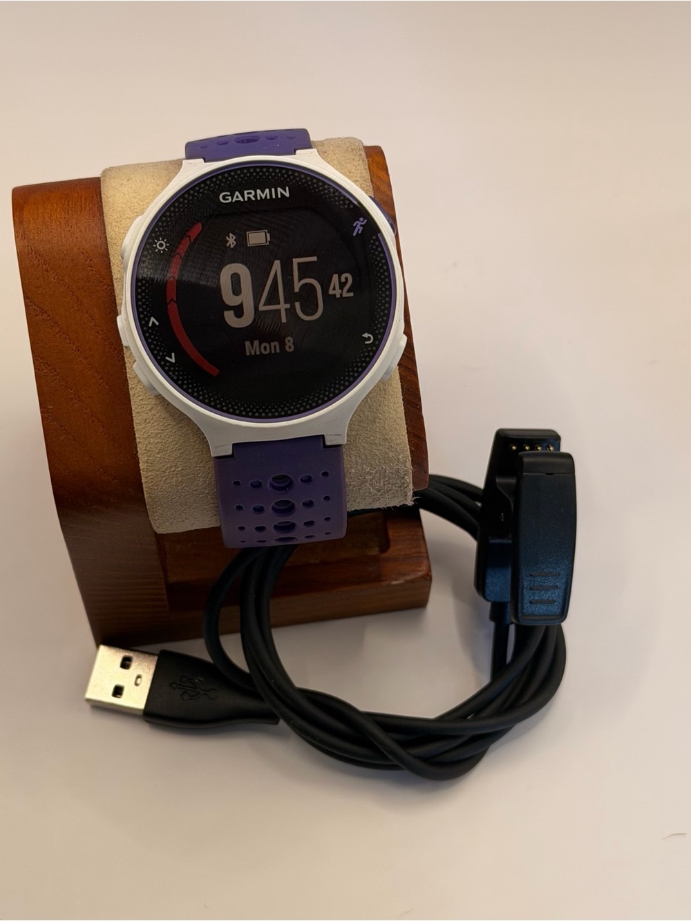 Garmin Forerunner 230, Tested, Excellent, Charger Included, Purple
